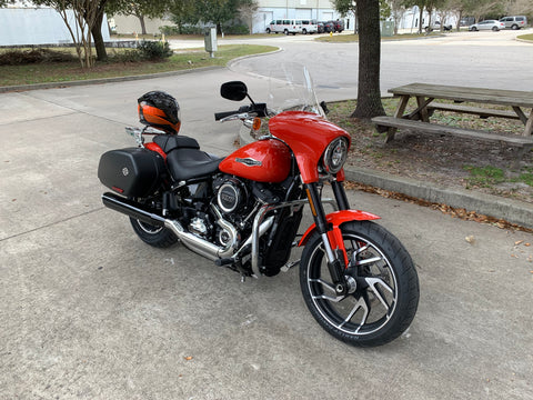 12" Clear Windshield on 2020 SportGlide