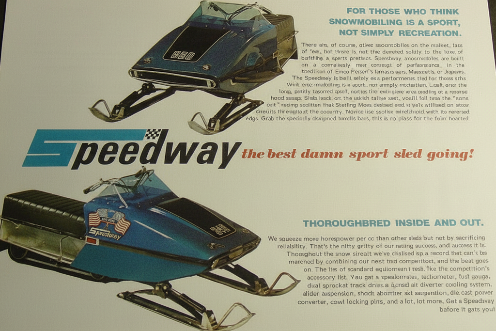 Speedway Snowmobile 1970's