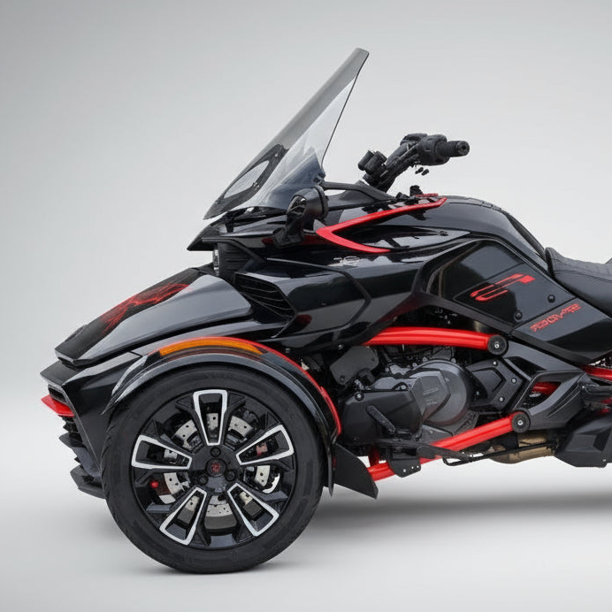 Can Am Spyder Daytona, F3 and F3S - 2012 - 2025 (Blue Ridge Windshield and Mounting Hardware)