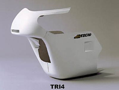 Air Tech TRI4 - Triumph / BSA Letterbox Vintage Race Fairing.