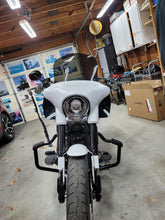 Load image into Gallery viewer, 12in. Euroflip windshield and Opaque Black Deflectors