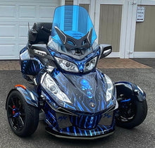 Load image into Gallery viewer, Light Blue Stock Size Windshield with Trim