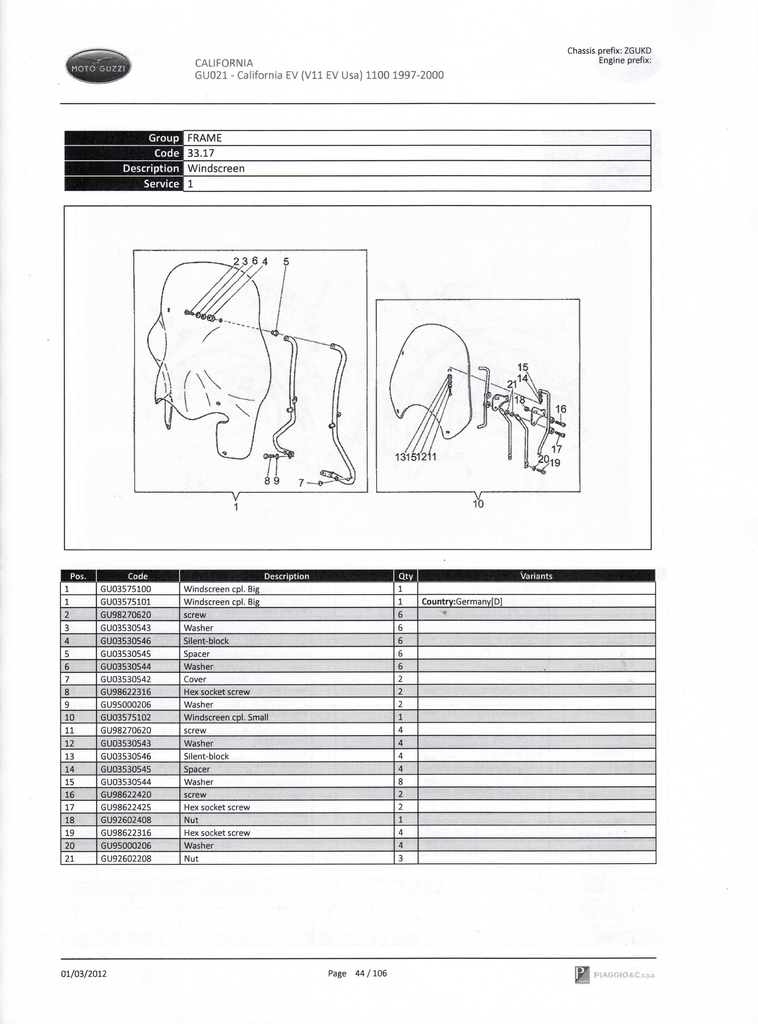EV 11 Windshield Manual
